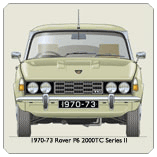Rover P6 2000TC (Series II) 1970-73 Coaster 2